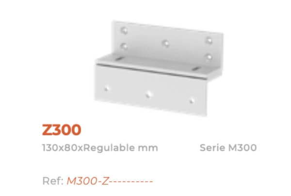 Z300 placas de instalación ventosas dorcas